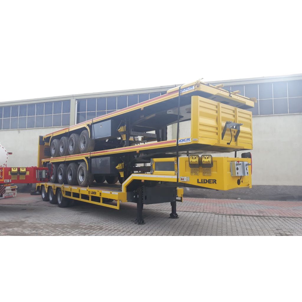 4 axle flatbed smi trailer 